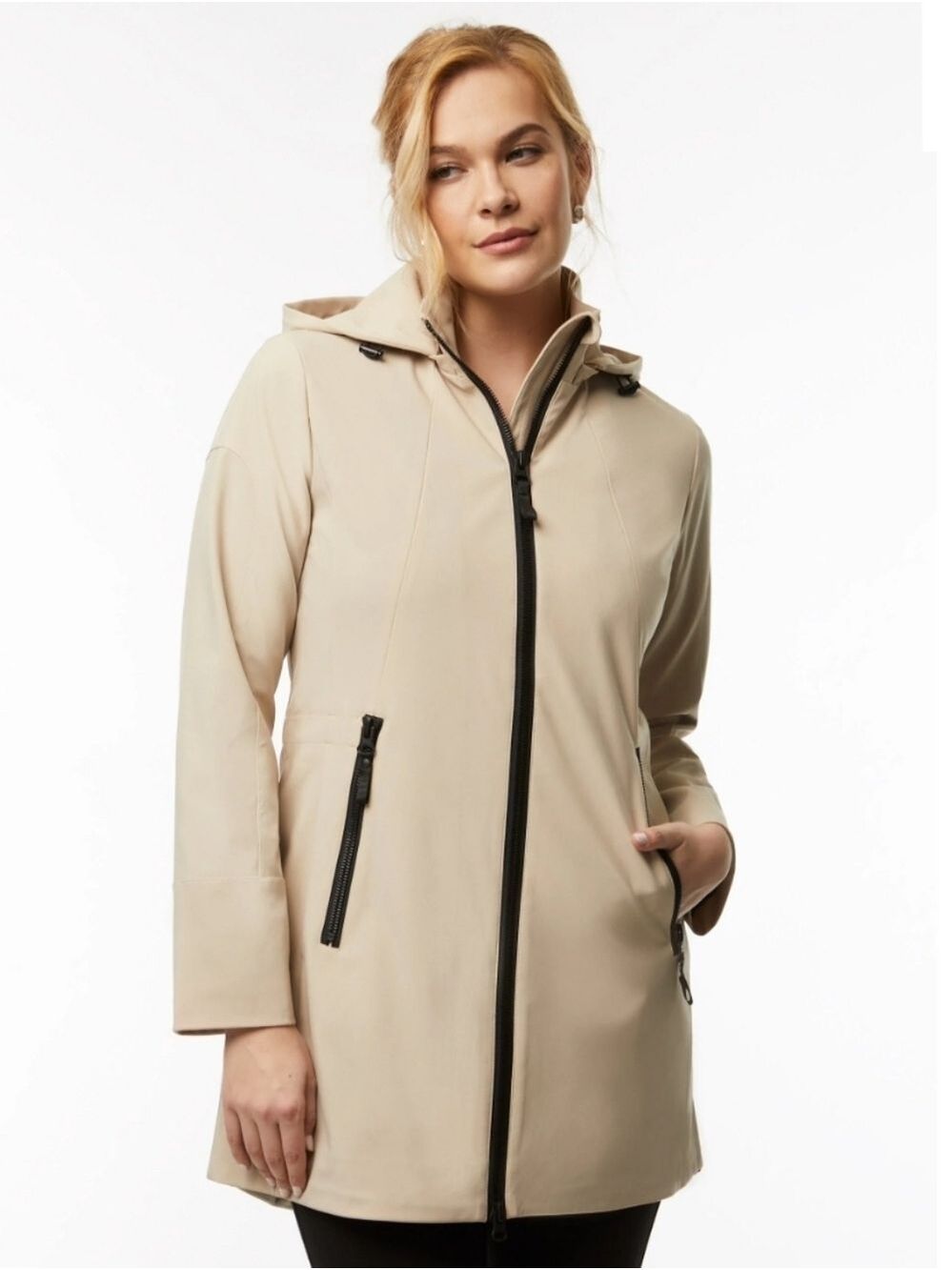 Donna Karan DKNY Womens Beige Light Jacket XL Nwot